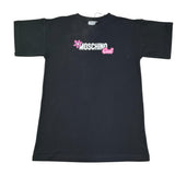 Moschino Abito Mezza Manica Tinta Unita con Stampa per Bambina HEV0GL NERO MOSCHINO 