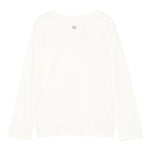 DOU DOU t-shirt girocollo tinta unita cn stampa in contrasto Panna per Bambino DV8P00X PANNA DOU DOU 