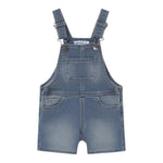 Mayoral Salopette Tinta Unita In Denim per Neonato 1645 BLU MAYORAL 