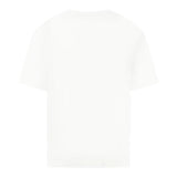 Trussardi T-Shirt Tinta Unita con Stampa per Bambino TBP25030TSJ BIANCO TRUSSARDI 