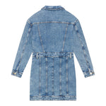 GUESS abito in denim tinta unita manica lunga Azzurro per Bambina J4YK26D4WF0 AZZURRO GUESS 