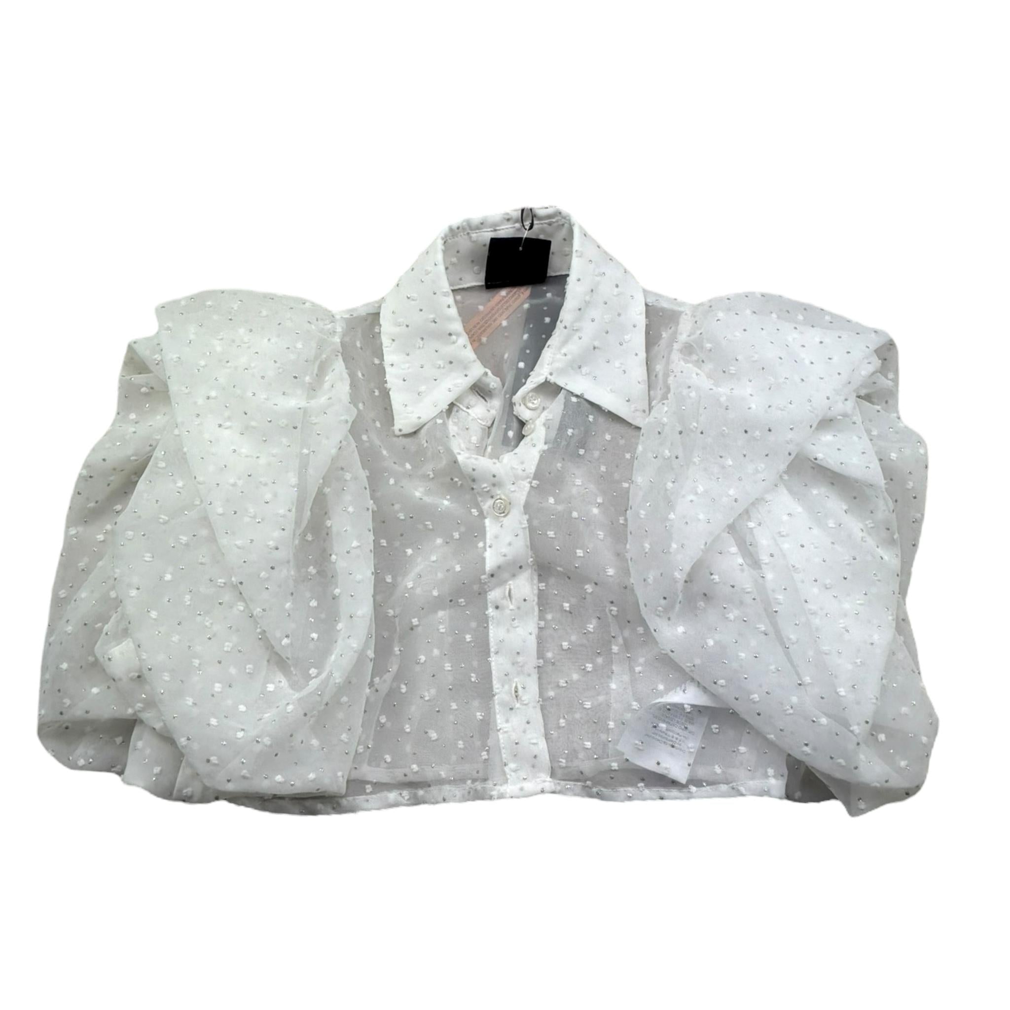 Marc Ellis Camicia Mezza Manica Tinta Unita per Bambina JMJSH01446 BIANCO MARC ELLIS 