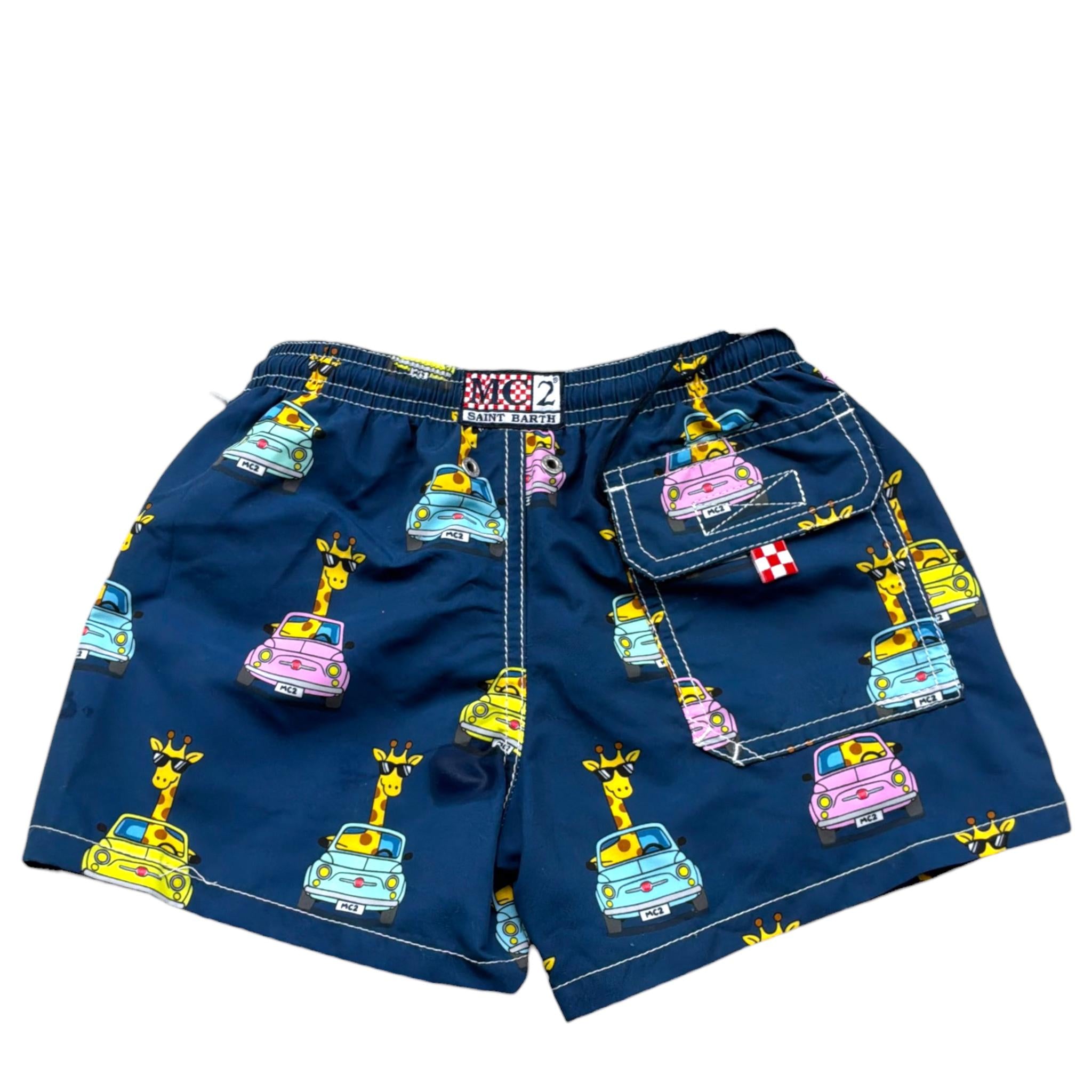 Saint Barth Costume Stampa Fantasia per Bambino JEA0001JEAN BLU SAINT BARTH 
