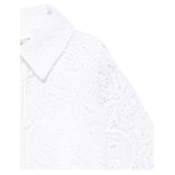 Twinset Set Camicia-Canotta tinta unita Traforata Bianco per Bambina 251GJ2QR0X BIANCO TWINSET 