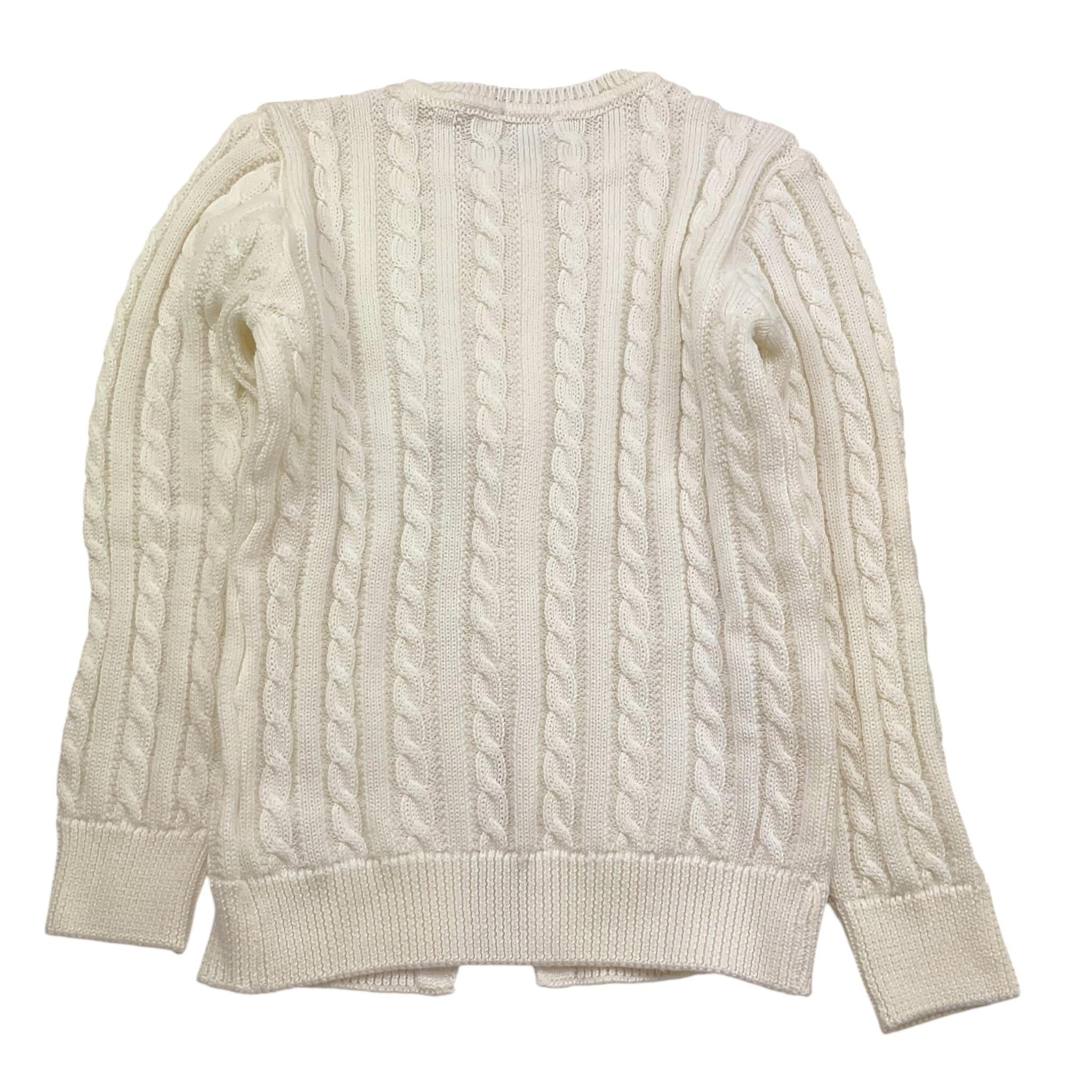 Maglifici di Verona Cardigan Tinta Unita con Bottoni per Bambina 018122 PANNA MAGLIFICI DI VERONA 