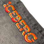 Iceberg Bermuda In Denim Tinta Unita con Stampa per Bambino BMICE5104J NERO ICEBERG 