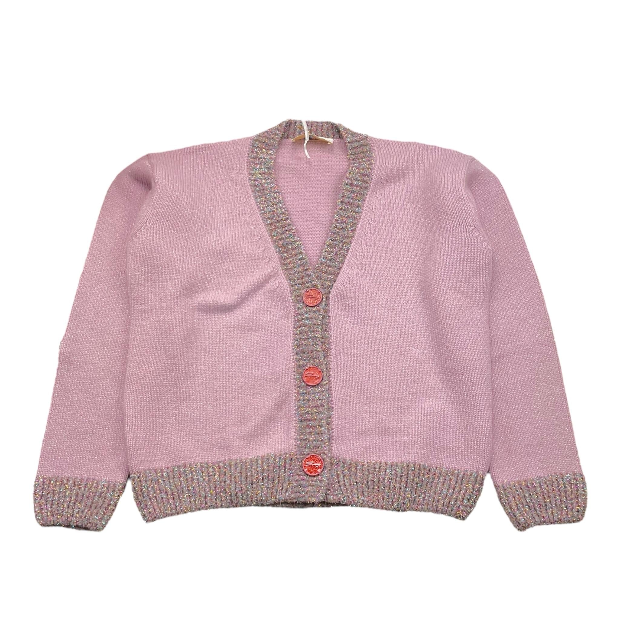 GENNY PRINCESS cardigan tinta unita Rosa per Bambina YFMA005 ROSA GENNY PRINCESS 