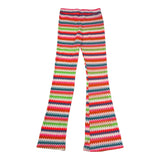 Saint Barth Pantalone Multifantasia Modello Palazzo per Bambina GWENDA MULTICOLOR SAINT BARTH 