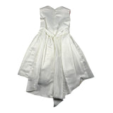 Magnifica Lulu Abito Cerimonia Giromanica Tinta Unita per Bambina SIMONAA BIANCO MAGNIFICA LULU 