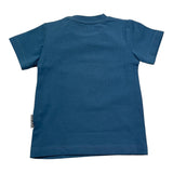 Bikkembergs T-Shirt Girocollo Tinta Unita con Logo per Neonato BK2181 BLU BiKKEMBERGS 
