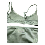 Saint Barth Costume 2 Pezzi Fascia-Mutandina per Bambina SHINY VERDE SAINT BARTH 