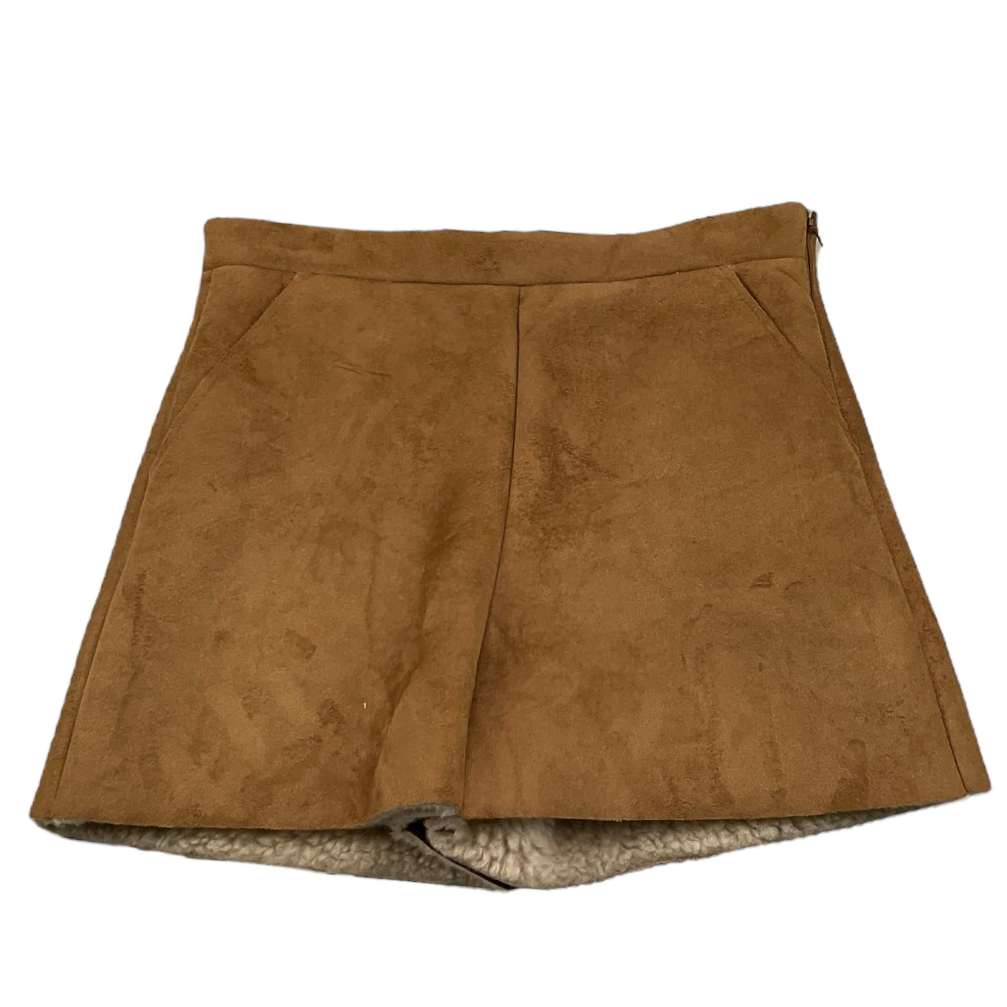 DOU DOU short tinta unita con pelliccia interna Marrone per Bambina DV6A06 MARRONE DOU DOU 