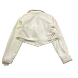 Nunzia Corinna Giacca Tinta Unita Doppio Petto per Bambina NJ1515743 BIANCO NUNZIA CORINNA 