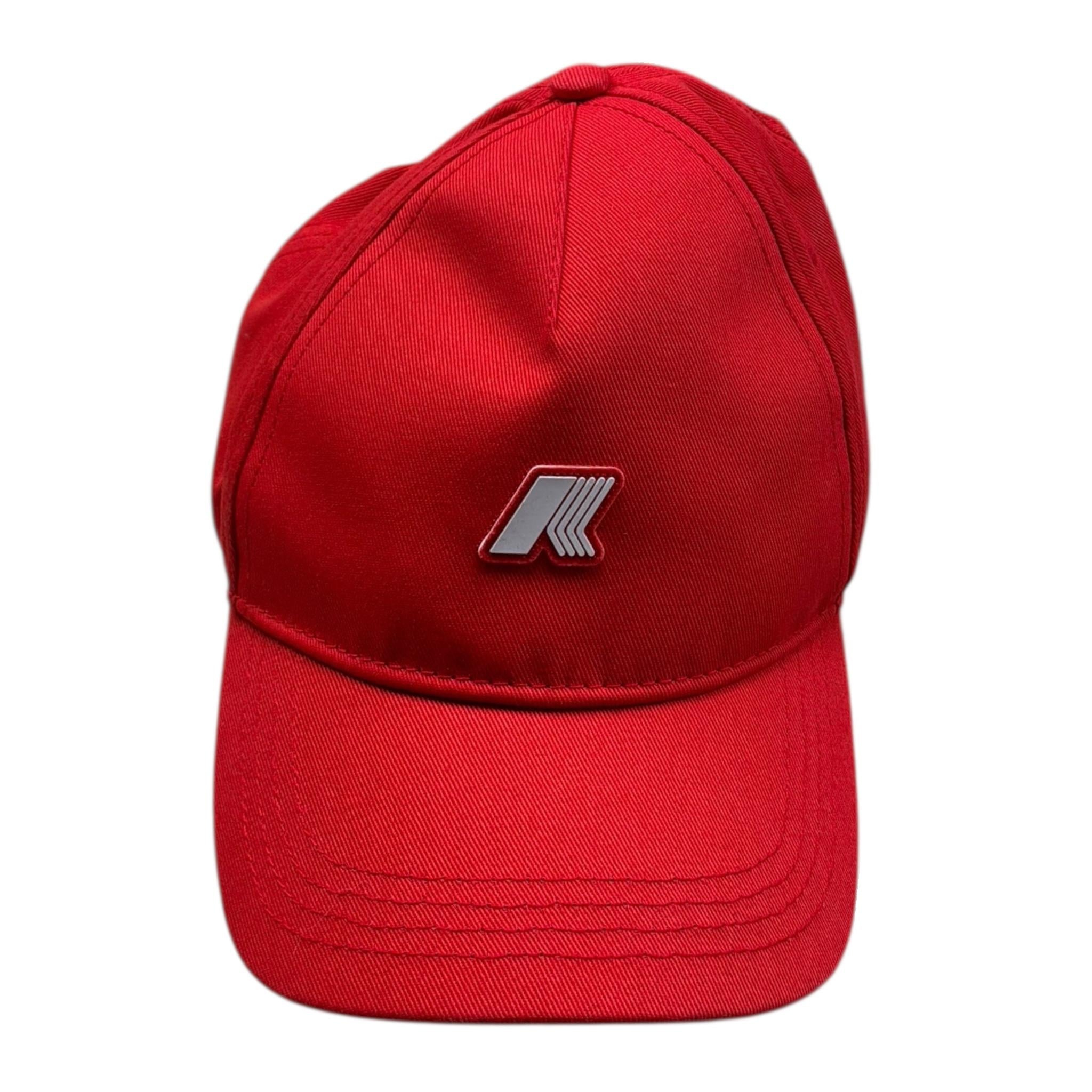 K-Way Cappello Modello Berretto Tinta Unita con Logo per Bambino K8151UW ROSSO K-WAY 