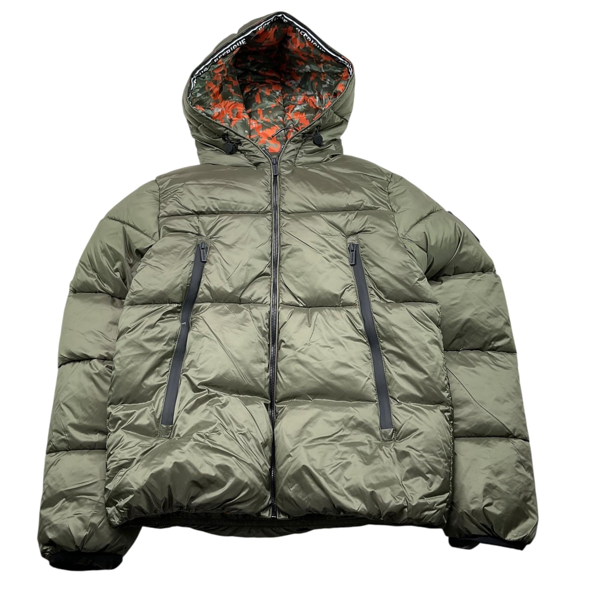 REFRIGUE giubbino tinta unita con cappuccio Verde per Bambino 283100012 VERDE REFRIGUE 