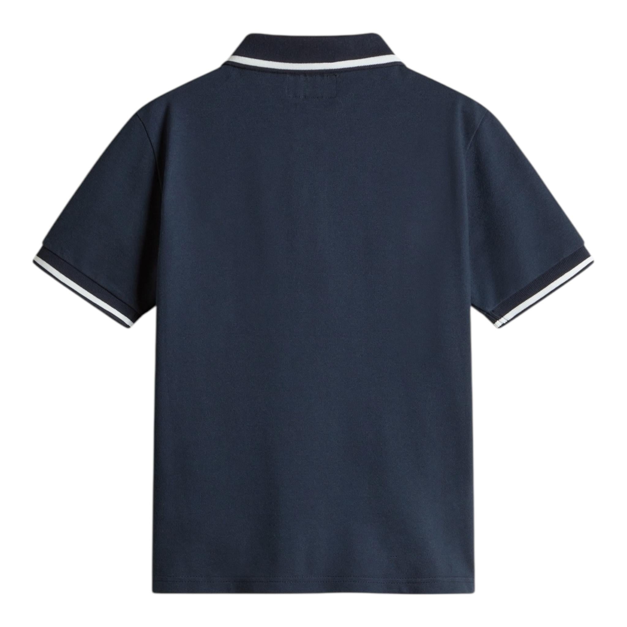 Woolrich Polo Mezza Manica Tinta Unita per Bambino CFWKPO0040MRUT2224 BLU WOOLRICH 