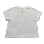 M+E' T-Shirt Girocollo Tinta Unita con Brillantini per Neonata UE1817N PANNA M+E' 