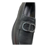 TWINSET mocassini tinta unita con logo Nero per Bambina 232GCJ066 NERO TWINSET 