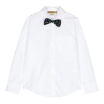 STELLA McCARTNEY camicia tinta unita con papillions  Bianco per Bambino TV5P20 BIANCO STELLA McCARTNEY 