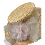 Nanan Cappello Tinta Unita di Paglia  per Bambina E24487MDP BEIGE NANAN 