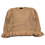 FUN & FUN maglia girocollo tinta unita  Beige per Bambina FBSW00148 BEIGE FUN & FUN 