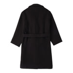 SARABANDA cappotto tinta unita con bottoni Nero per Bambina A723 NERO SARABANDA 