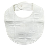 Elisabetta Franchi Bavetta Tinta Unita Logata per Neonata ENBA048 BIANCO ELISABETTA FRANCHI 