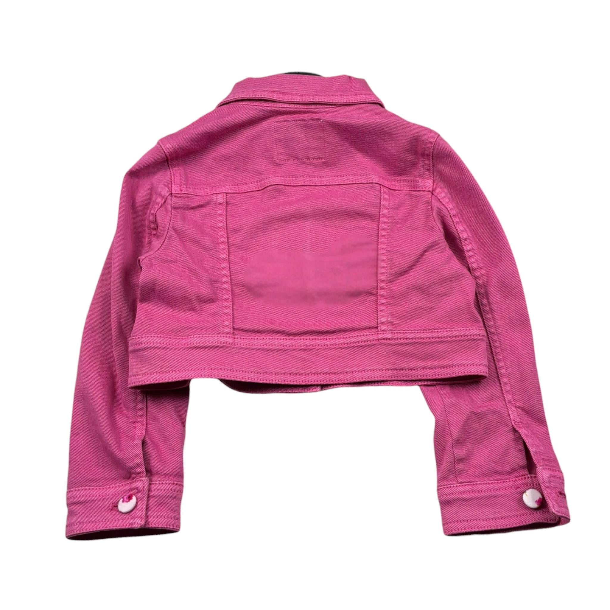 Simonetta Giubbino Tinta Unita Modello Crop per Neonata SU2A17N ROSA SIMONETTA 