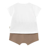 Mayoral Completo 2 Pezzi T-Shirt-Bermuda per Neonato 1206X BIANCO MAYORAL 