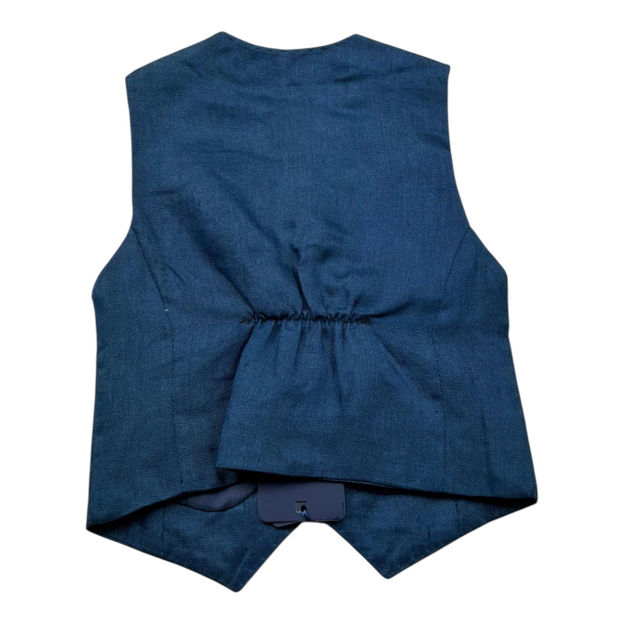 Manuel & Frank Gilet Tinta Unita  per Bambino MF5142B BLU MANUEL & FRANK 