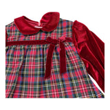 LA STUPENDERIA abito manica lunga tinta unita con culotte Rosso per Neonata TBAB58 ROSSO LA STUPENDERIA 