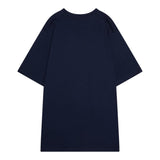 Dsquared2 T-Shirt Girocollo Tinta Unita con Stampa per Bambino DQ2478 BLU DSQUARED2 