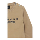 John Richmond Felpa Girocollo Tinta Unita con Stampa per Neonato RIA24035FE SABBIA JOHN RICHMOND 