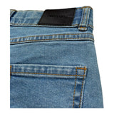 Trussardi Bermuda In Denim Tinta Unita con Girovita Regolabile per Bambino TBP26021BE AZZURRO TRUSSARDI 
