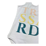 Trussardi Costume Intero Tinta Unita con Logo per Bambina TGP26025CO BIANCO TRUSSARDI 