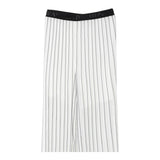 Liu Jo Pantalone Tinta Unita con Fantasia A Righe per Bambina GA5071XXX BIANCO LIU JO 