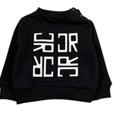 John Richmond Felpa Chiusa Girocollo Tinta Unita per Neonato RIP26025FEO NERO JOHN RICHMOND 