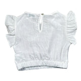 Magil Top Girocollo Tinta Unita per Bambina HN21000 BIANCO MAGIL 