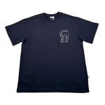 Il Gufo T-Shirt Girocollo Tinta Unita con Ricamo per Bambino P25TS479MF001 BLU IL GUFO 