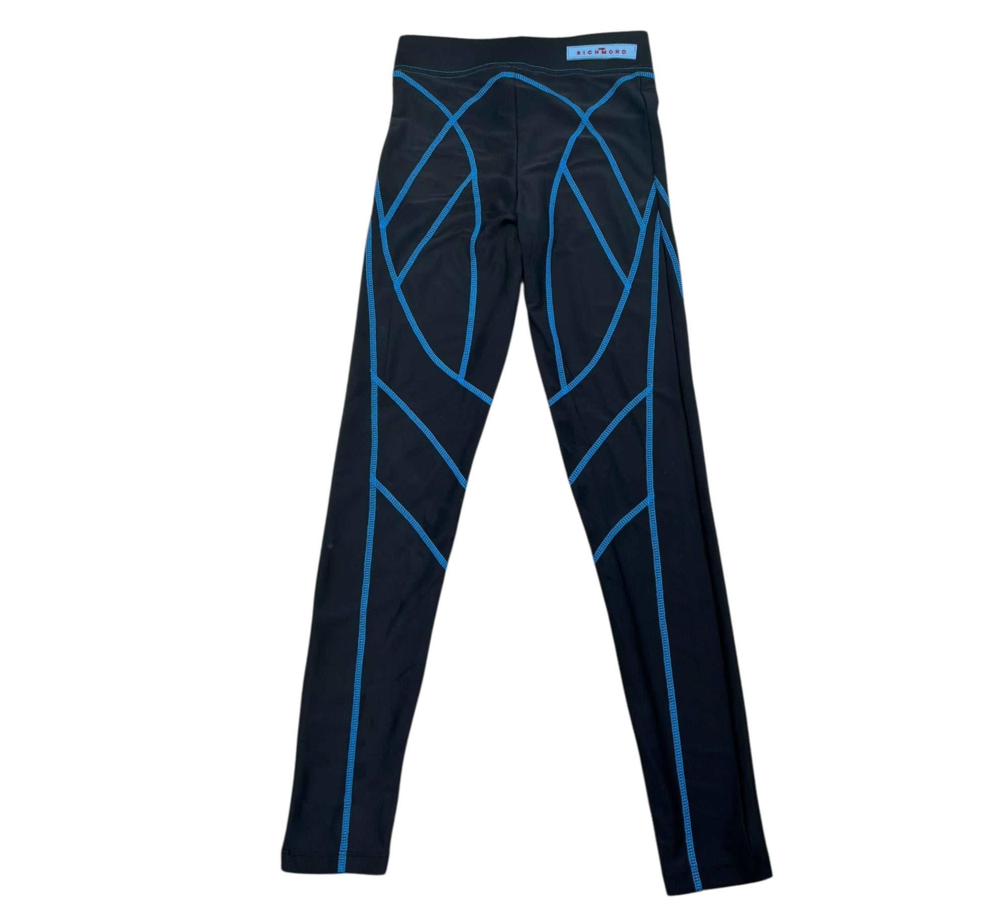 John Richmond Leggins Tinta Unita con Stampe per Bambina RGP26071LE NERO JOHN RICHMOND 
