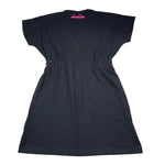 Diadora Abito Tinta Unita con Stampa per Bambina S4DIJGDR118 NERO DIADORA 