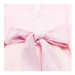 Monnalisa Abito Giromanica Tinta Unita In Tulle per Bambina 199906 ROSA MONNALISA 