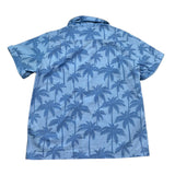 Saint Barth Camicia Mezza Manica Tinta Unita con Fantasia per Bambino 00952L AZZURRO SAINT BARTH 
