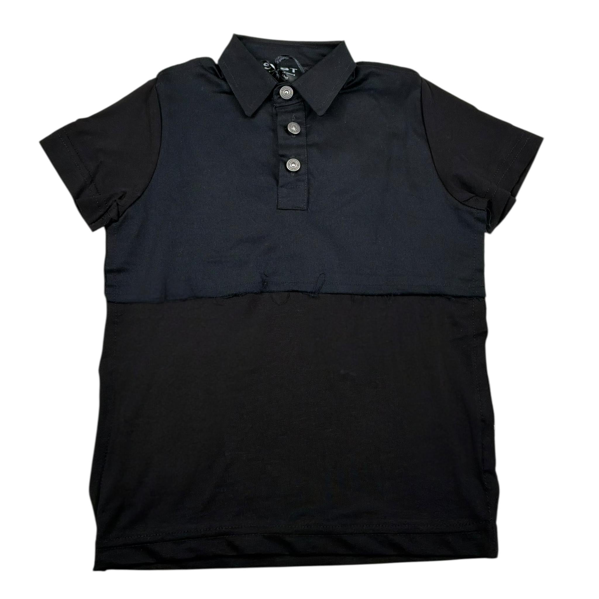 Syst Polo Mezza Manica Tinta Unita per Bambino 28491 NERO SYST 