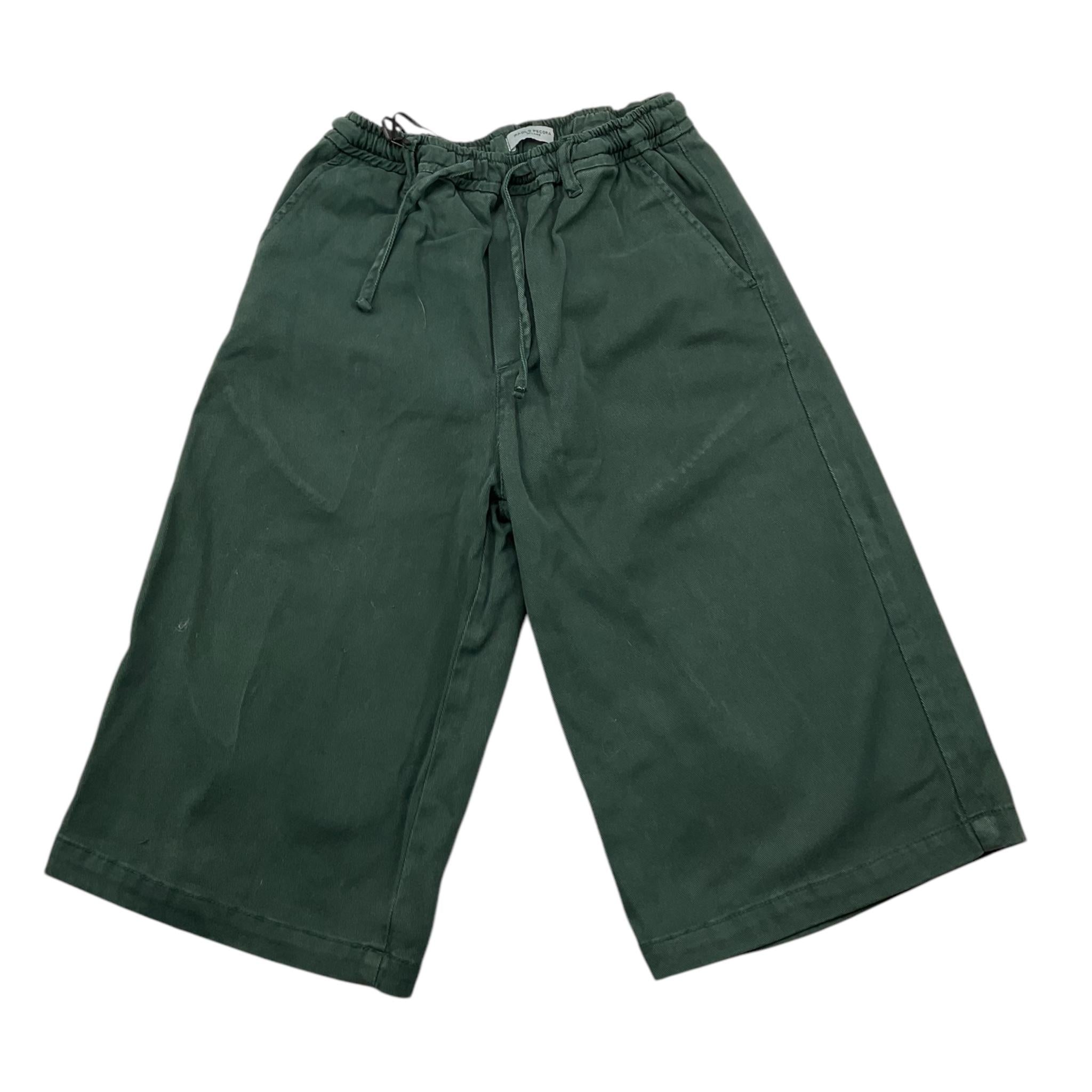 PAOLO PECORA bermuda tinta unita con elastico in vita Verde per Bambino PP4160 VERDE PAOLO PECORA 