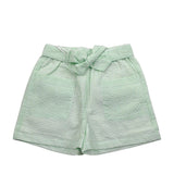 I Do Short Tinta Unita con Microfantasia per Bambina 4B530 VERDE I DO 