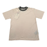 Yes London T-Shirt Girocollo Tinta Unita con Logo per Bambino JR2130X BEIGE YES LONDON 