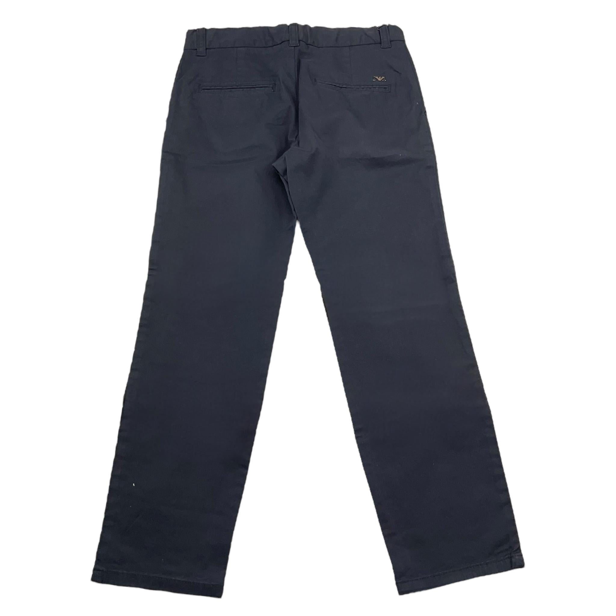 Emporio Armani Pantalone Tinta Unita con Girovita Regolabile per Bambino 3R4PJG BLU EMPORIO ARMANI 