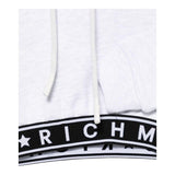 John Richmond Felpa Tinta Unita con Cappuccio E Elastico per Bambina RGP25111FE GRIGIO JOHN RICHMOND 