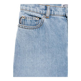 MOSCHINO jeans tinta unita con stampa logo Azzurro per Bambino HUP07Y AZZURRO MOSCHINO 